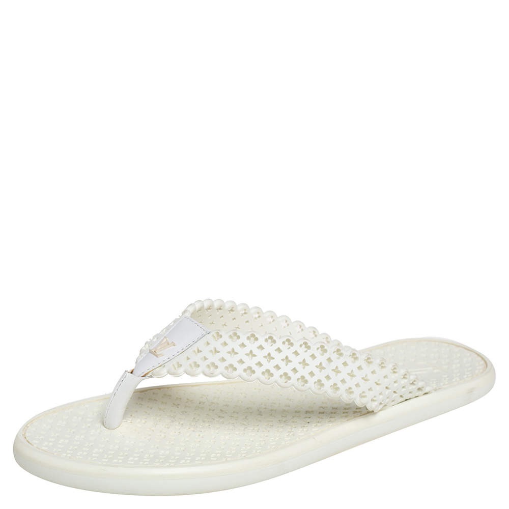 LOUIS VUITTON | Rubber Jelly Monogram Sandal